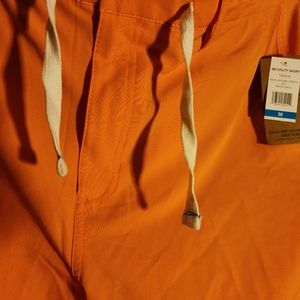 Orange size 36 shorts.